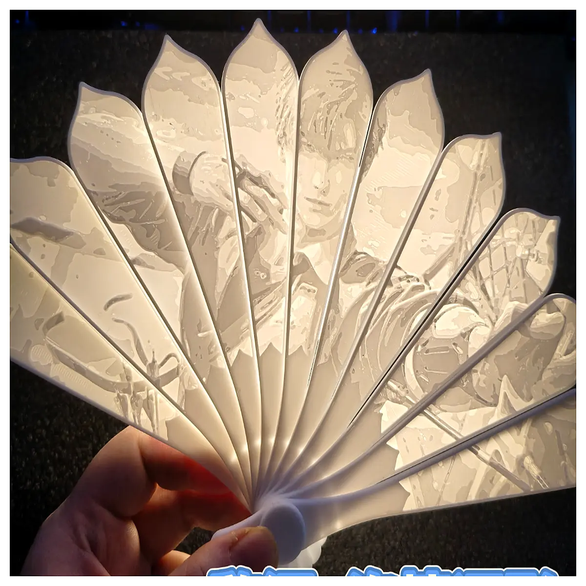Carved Folding Deep Penetration Art Scenic Viewing Leisure Reading Accessories