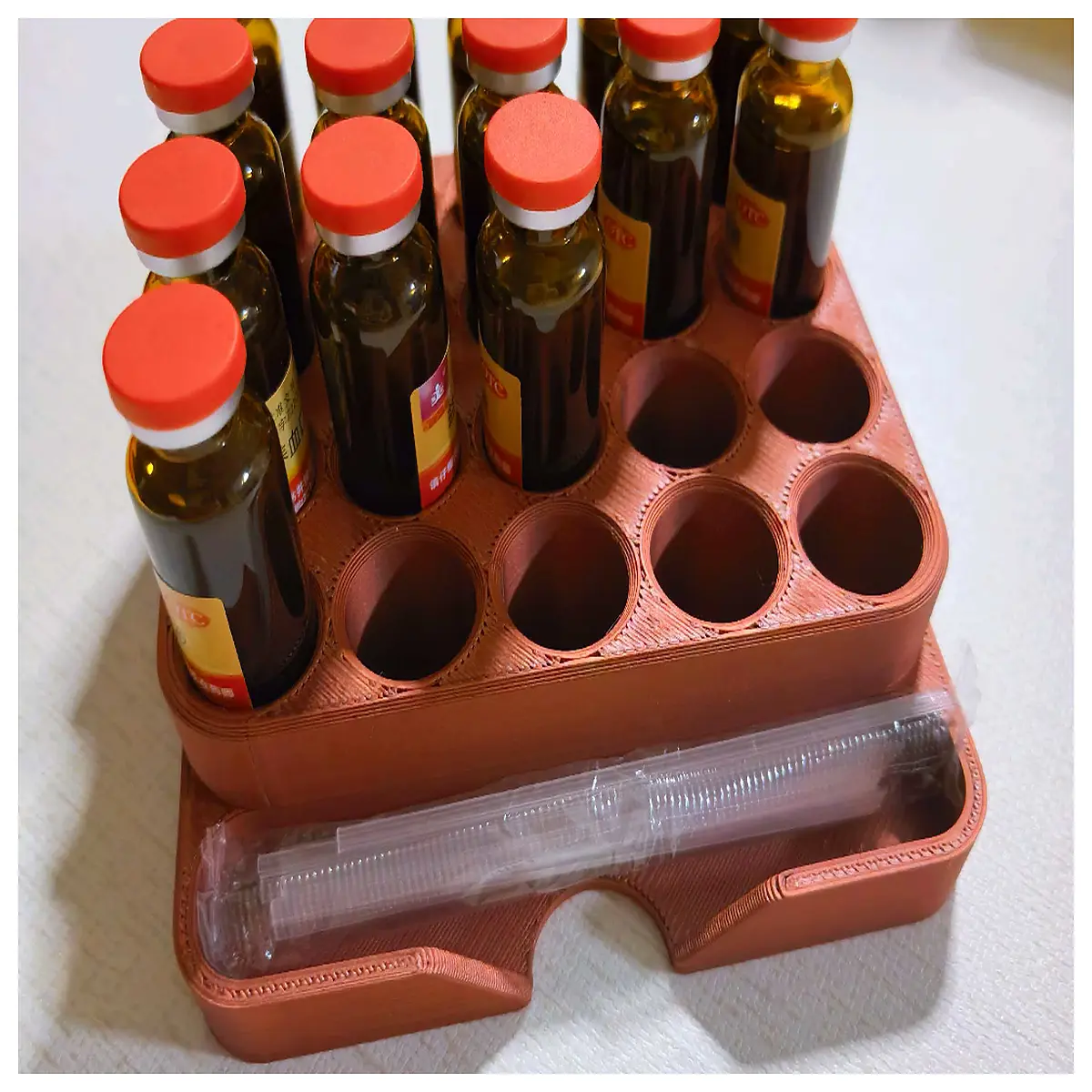 Oral Liquid Organizer Bottle Storage Box Medicine Organizer Multi Compartment Dispenser Case Pharmacy Storage Home Organization