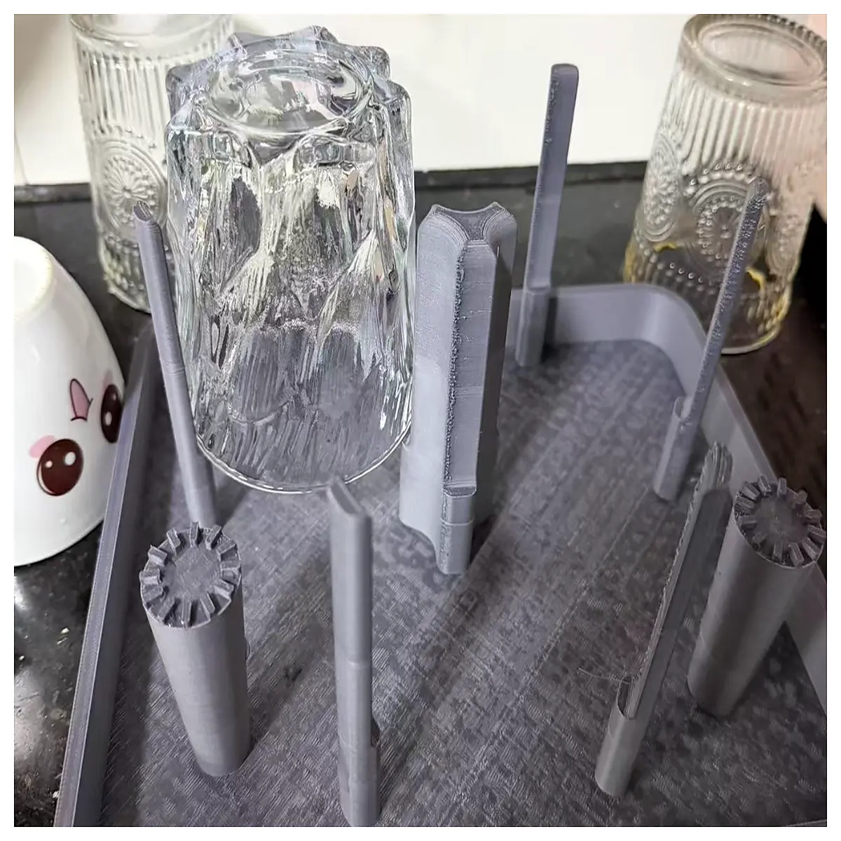 Water Bottle Holder Shelf Kitchen Storage Rack Bathroom Wall Mounted Bottle Organizer Simple Multi Function Drink Dispenser Storage