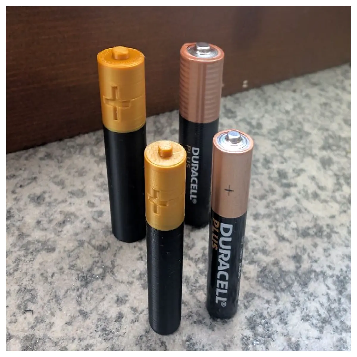 3D Model AA AAA Battery Model Building Electronic Components Simulation Accessories for Architecture Toys