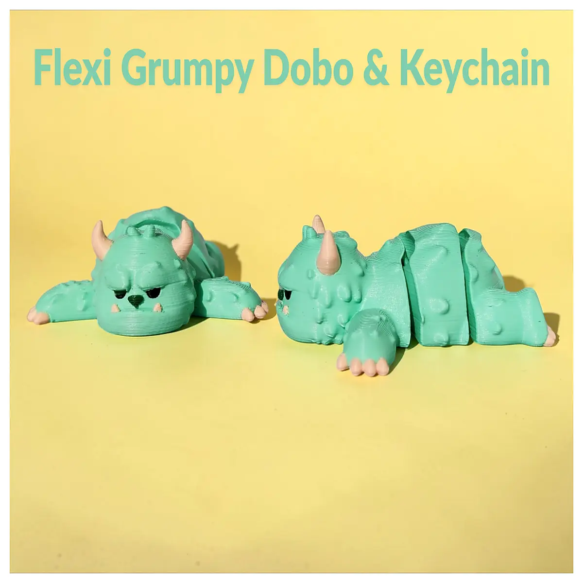 Temperamental Dobo Keychain Angry Personality Gift Mood Expression Gag Gift Fun Accessory