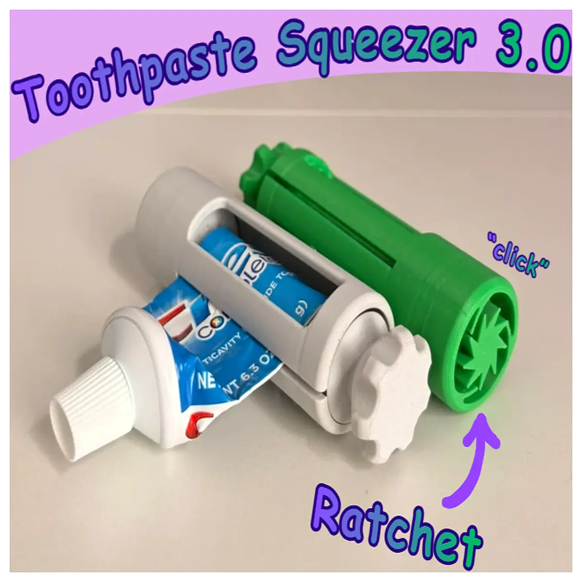 Gear Toothpaste Squeezer 30ml Print Toothpaste Tube Squeezer Squeezer Toothpaste Packaging 30cc Dental Care