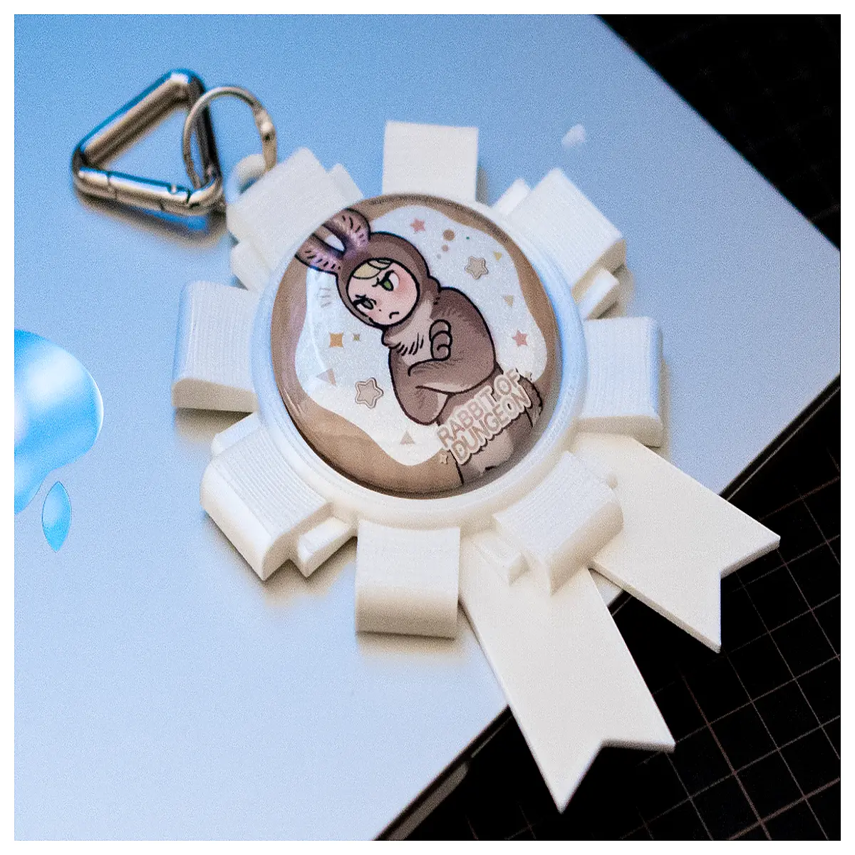 Silk Ribbon Charms Decoration Keychains Accessories Mini Display Items Creative Gift Silk Ribbon Small Charms