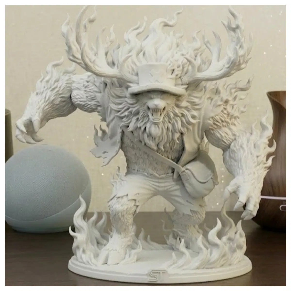 s Bizarre Adventure Jova Gearform Drum Island Beast Anime Figure Collectible Toy Game Props
