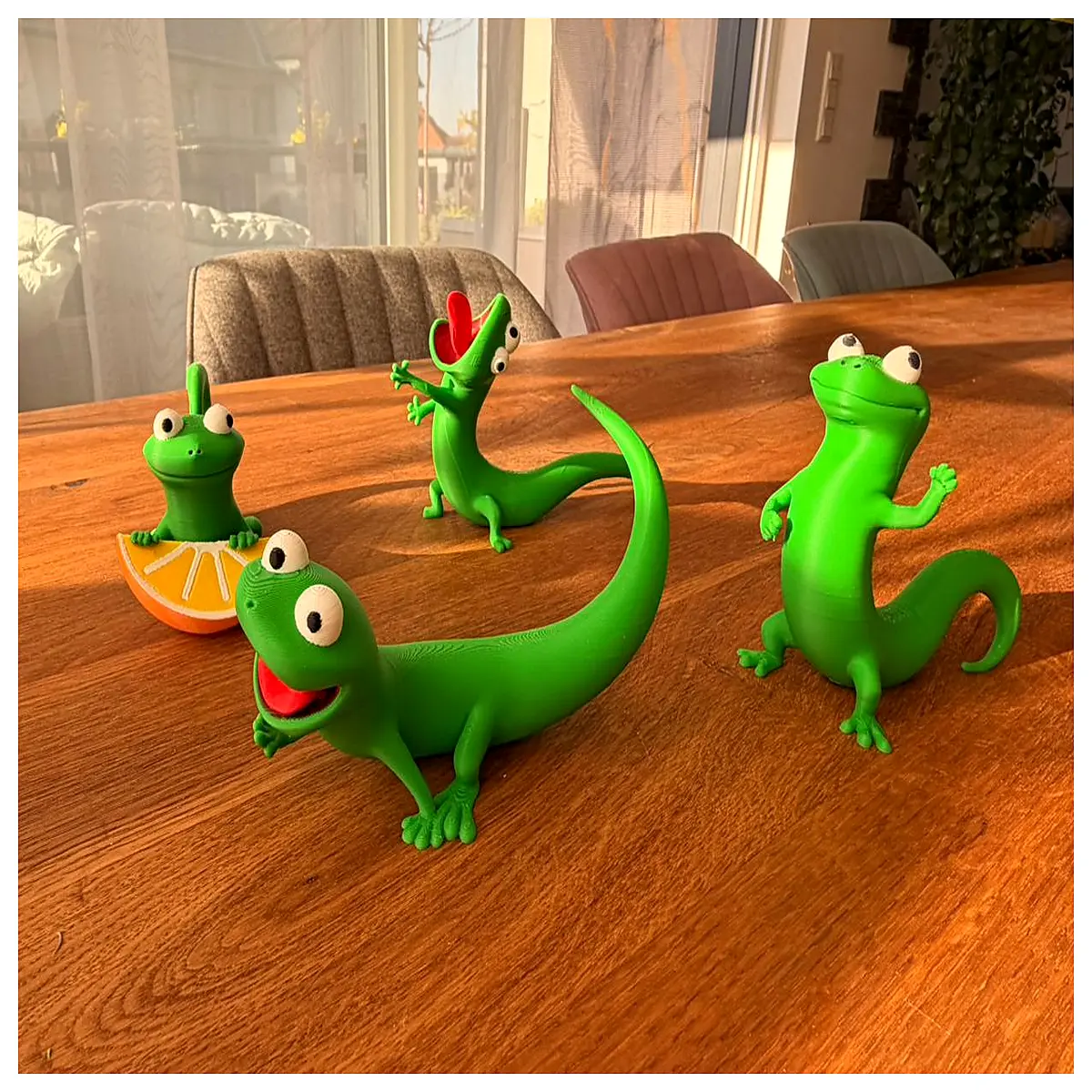 Hoppers Lizard Trio Tom Lizard Meme Version 2 Lizard Toys Gag Gift Creative Decoration Fun Collection Present