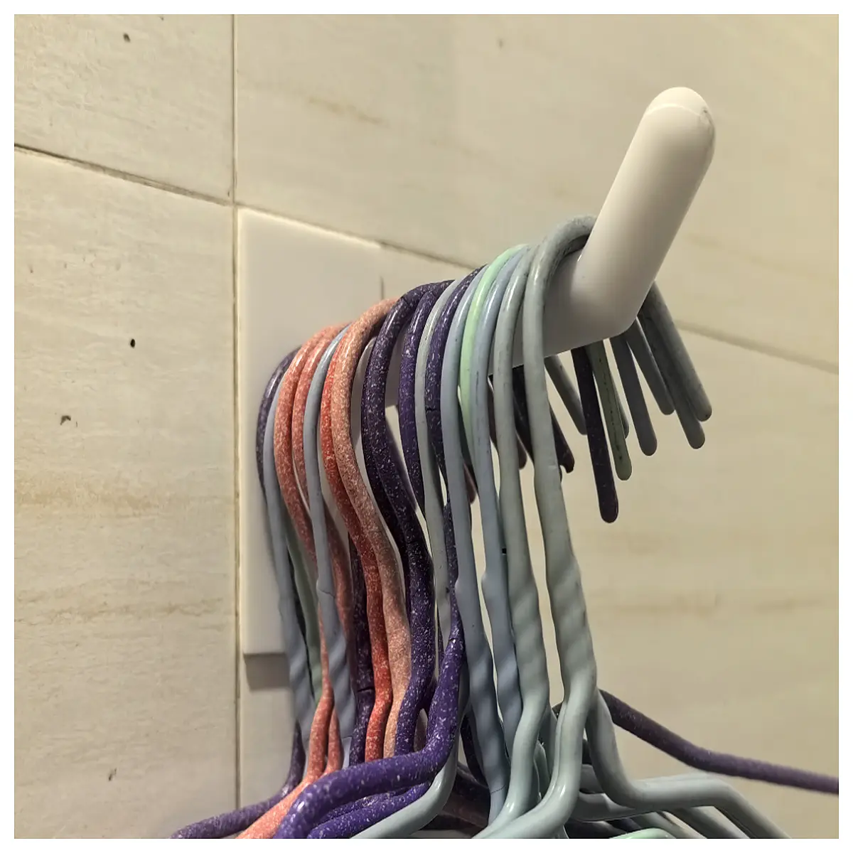 Empty Hanger Hooks Hanging Decor Wall Mounting Storage Multi Purpose Hooks Garment Accessories Home Organization