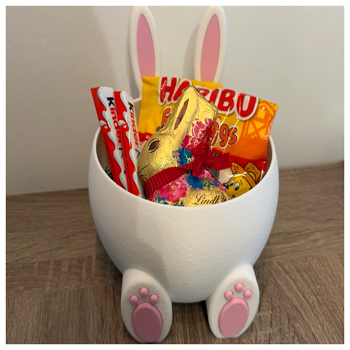 Easter Bunny Bowl Decoration Festive Gift Rabbit Toy Creative Home Decor Easter Decoration