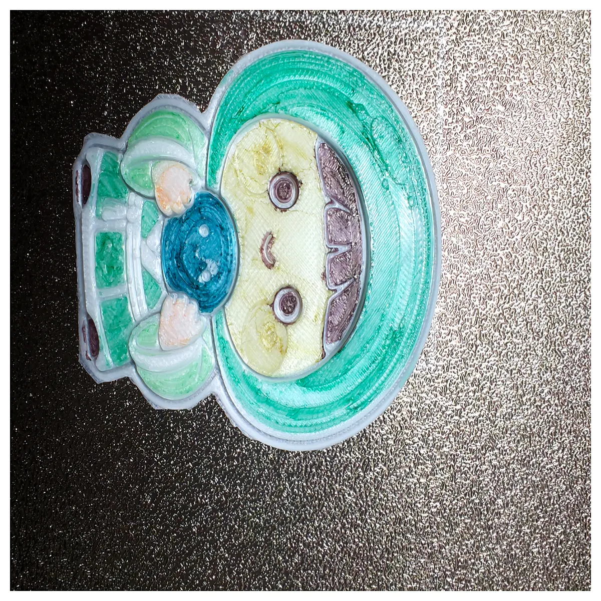 Green Ball Doll Stickers Cute Cartoon Decals Student Room Decor Anime Accessories Novelty Stickers
