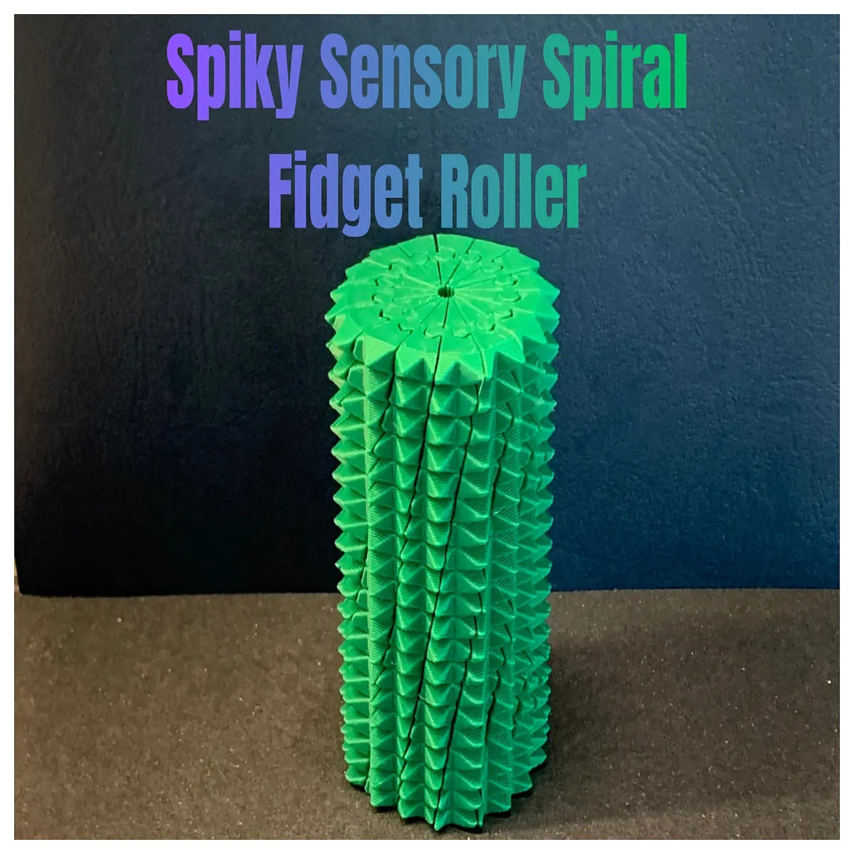 Sensory Spike Roller Stress Relief Wheel Anxiety Reduction Tool Calming Toy Fidget Spinner for Kids Adults