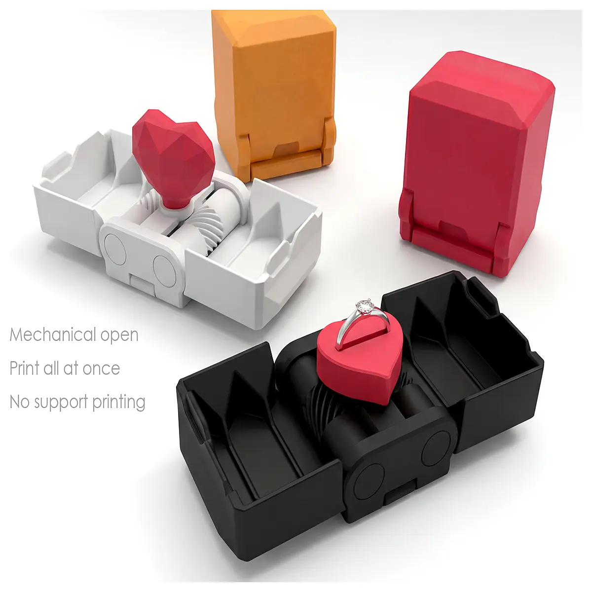 Ring Box Gift Set Unboxing Wedding Proposal Anniversary Gift Romantic Surprise Girlfriend Boyfriend