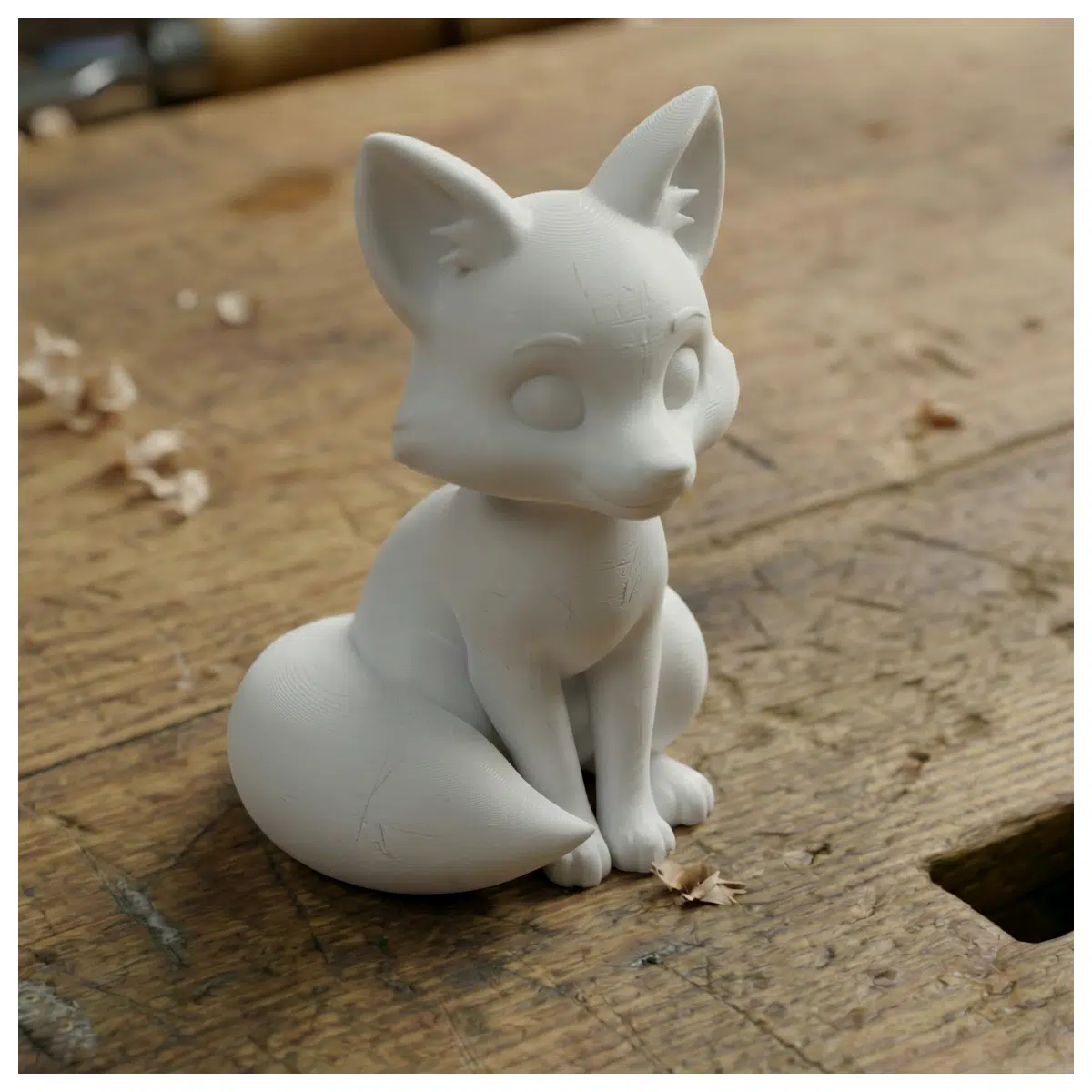 Elegant Fox Statue Figurine Home Decor Art Sculpture Pet Ornament Fox Model Desktop Decoration