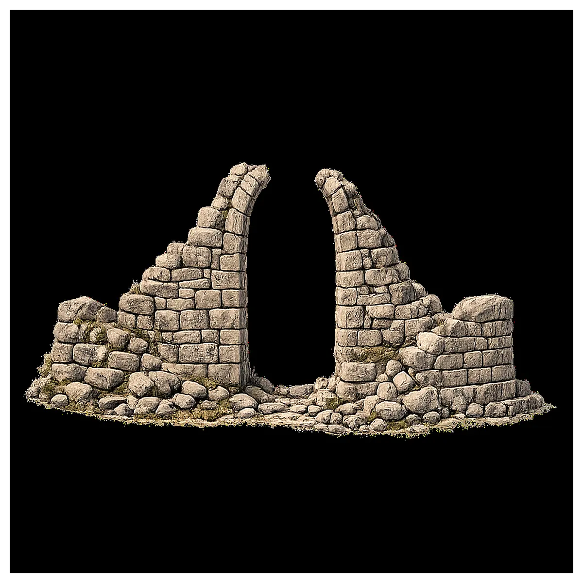 Damaged Arch Wall Repair Parts Arch Wall Restoration Accessories Arch Wall Replacement Components Arch Wall Repair Tools Arch Wall Fixing Kits