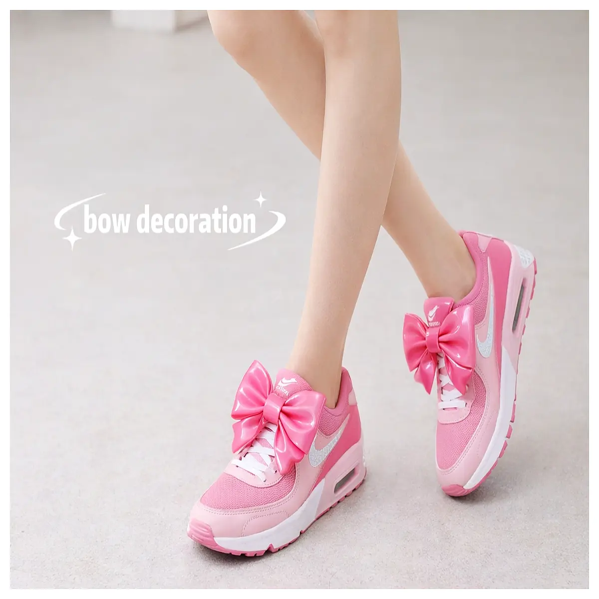 Shoelace Decoration Bows Fasteners Athletic Shoe Accessories Replacement Shoe Ties Bowknot Shoe Headbands