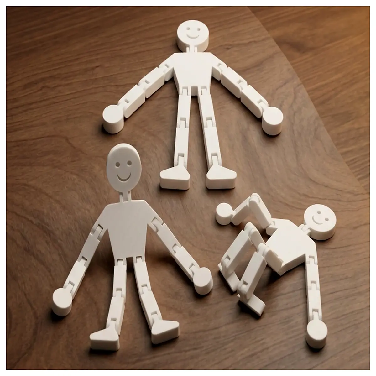 Flexible Bendable Stress Relief Figure Toy Wobbling Mannequin for Desk Fun Fidget Toys Sensory Play