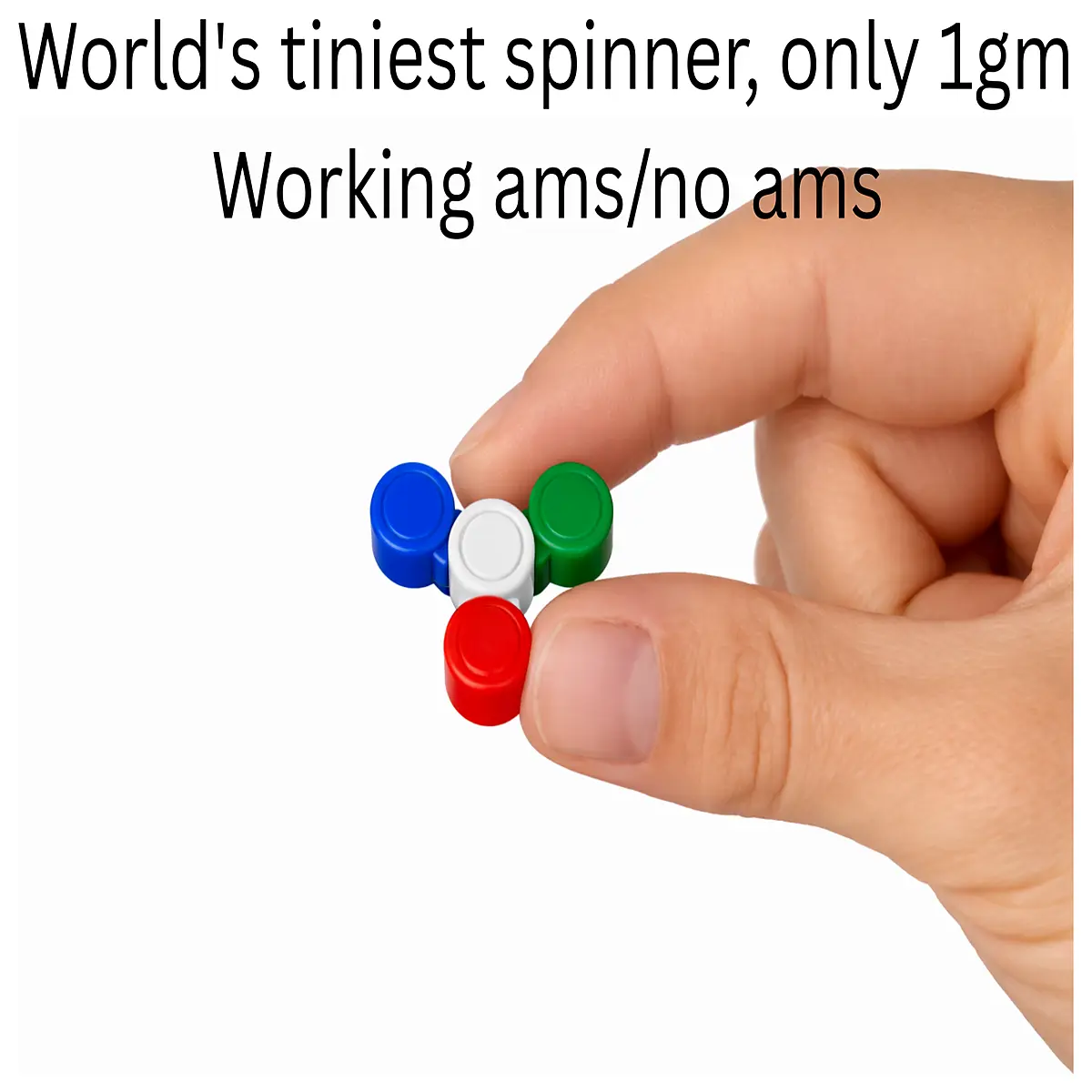 Mini Rotating Gyroscope 1g Lightweight Stress Relief Toy Fun Brain Teaser Gadget Kids Adults