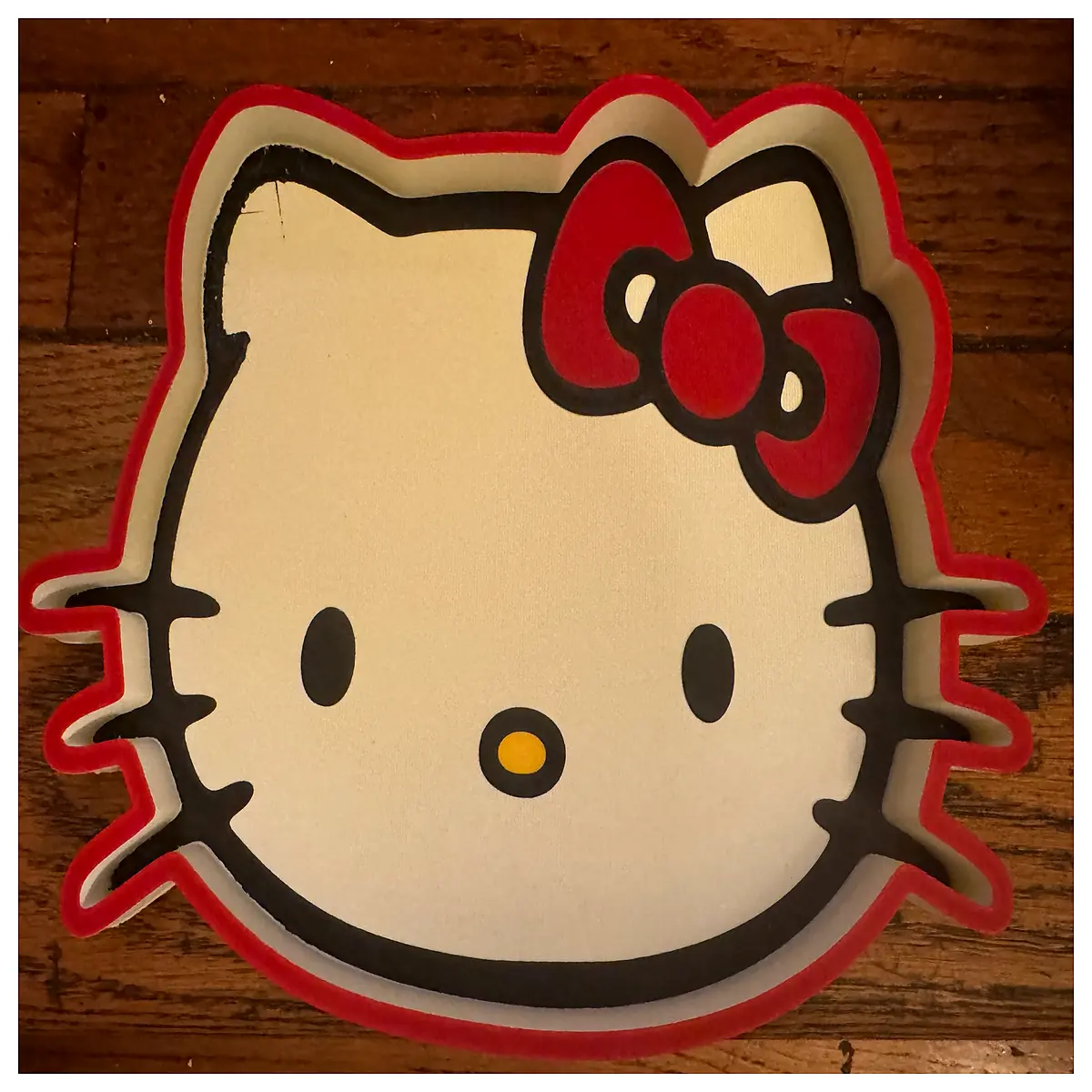 Cat Face Placemat Pet Food Mat Non Slip Waterproof Kitchen Dish Pad Enhance Cat Dining