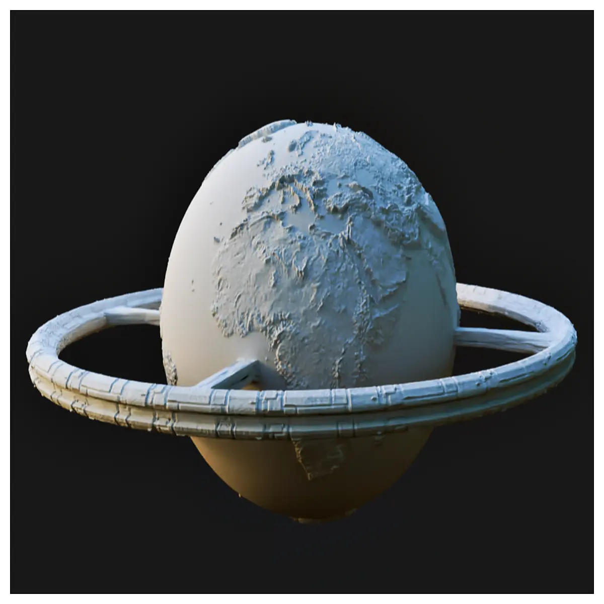 Ring Sci Fi Megastructure Space Station Components Orbital Infrastructure Architecture Ring Structure