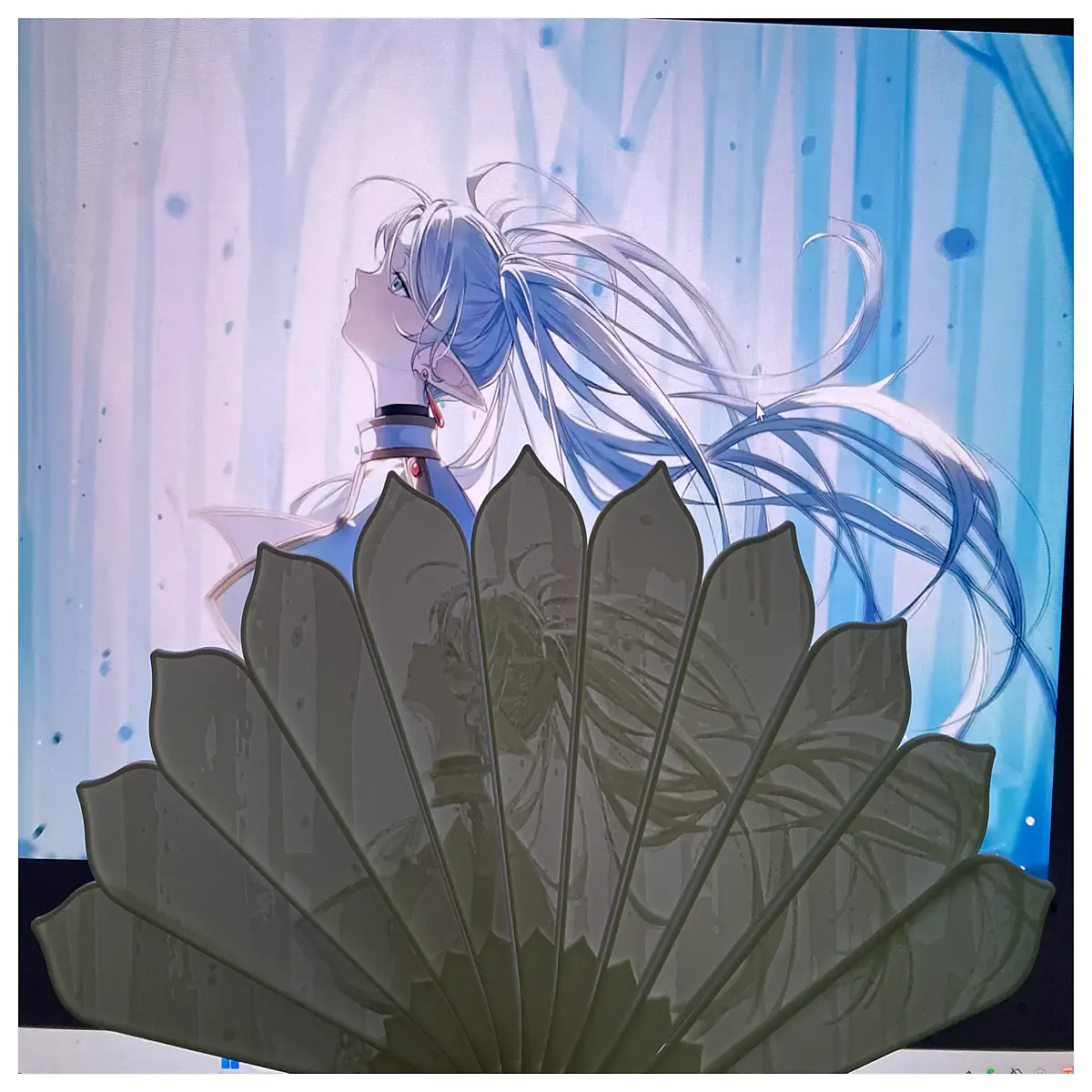Frieren Relief Anime Cosplay Accessory Decorative Folding Roleplay Prop Gift