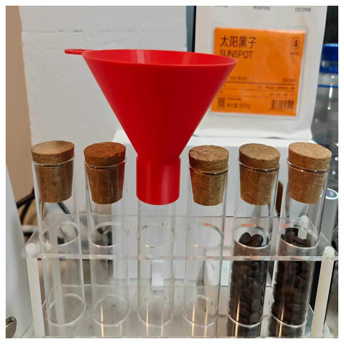Coffee Bean Funnel 30mm Test Tube Adapter Coffee Grinder Accessory Coffee Powder Transfer Coffee Lover s Tool