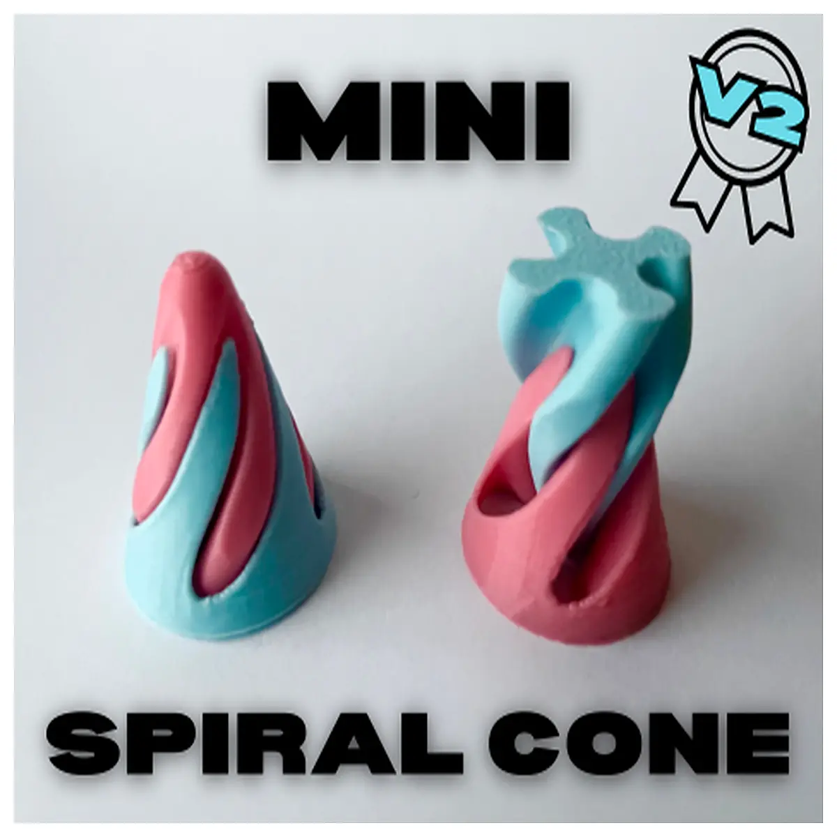 Mini Spiral Cone V2 24 Hour Rotating Tool Drill Carving 3D Model Accessories Fast Cutting