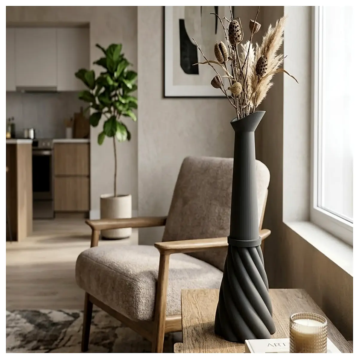 Ultimate Vase Decorative Vase Creative Home Decor Modern Minimalist Floral Container Tabletop Ornament Flower Arrangement