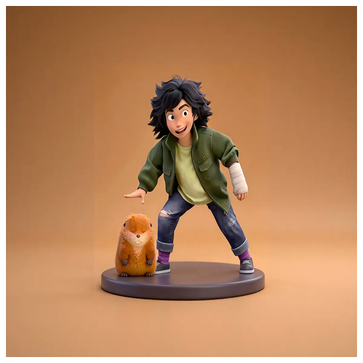 Mei Bao Beaver Transformation Merchandise Children s ing Figurine Beaver Theme Collectibles Transformation Plan Accessories