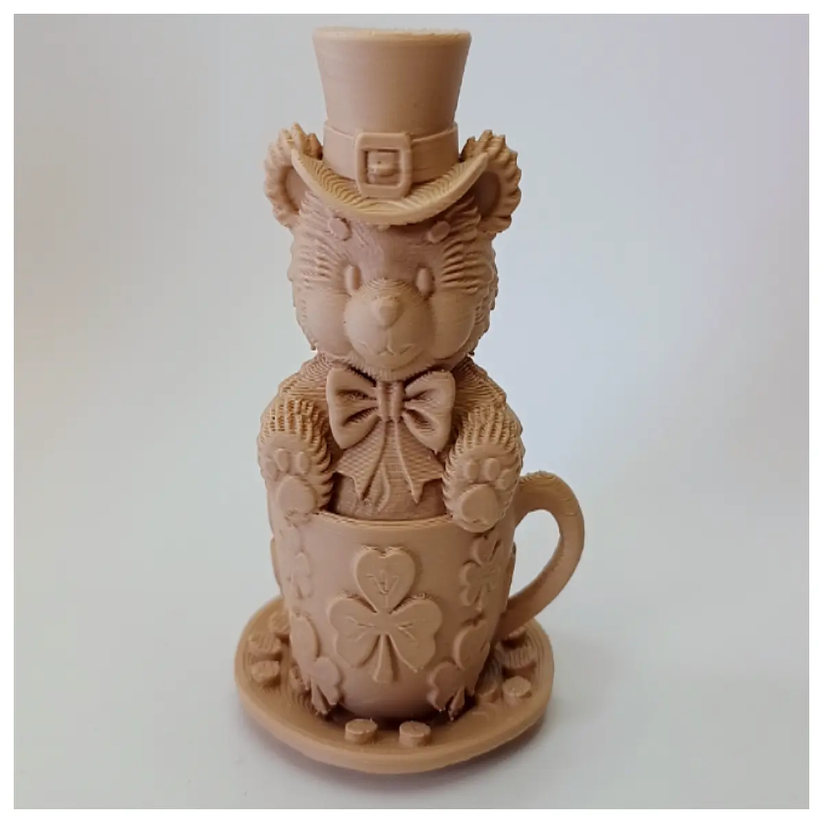 Top Hat Charm Cup Lucky Bear Toy Wholesale Children s Birthday Gift Plush Toy Cute Animal Plush Baby Gift