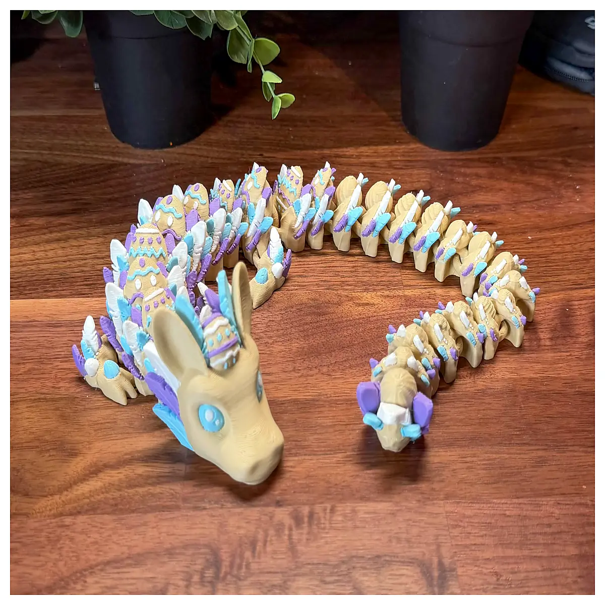 Easter Animated Dragon Model 2026 Movable Joint Dinosaur Figure Collectible Decoration Vixvvo3D