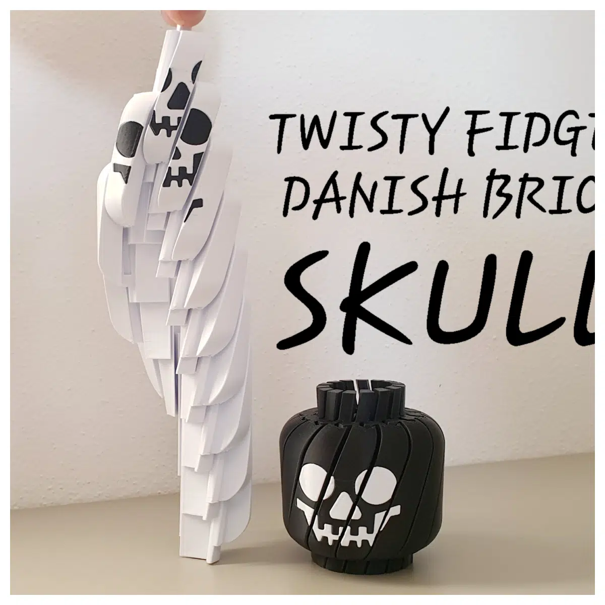 Twisting Relief Building Block Skull Stress Relief Toy Puzzle Toy Kids Emotional Regulation Gift
