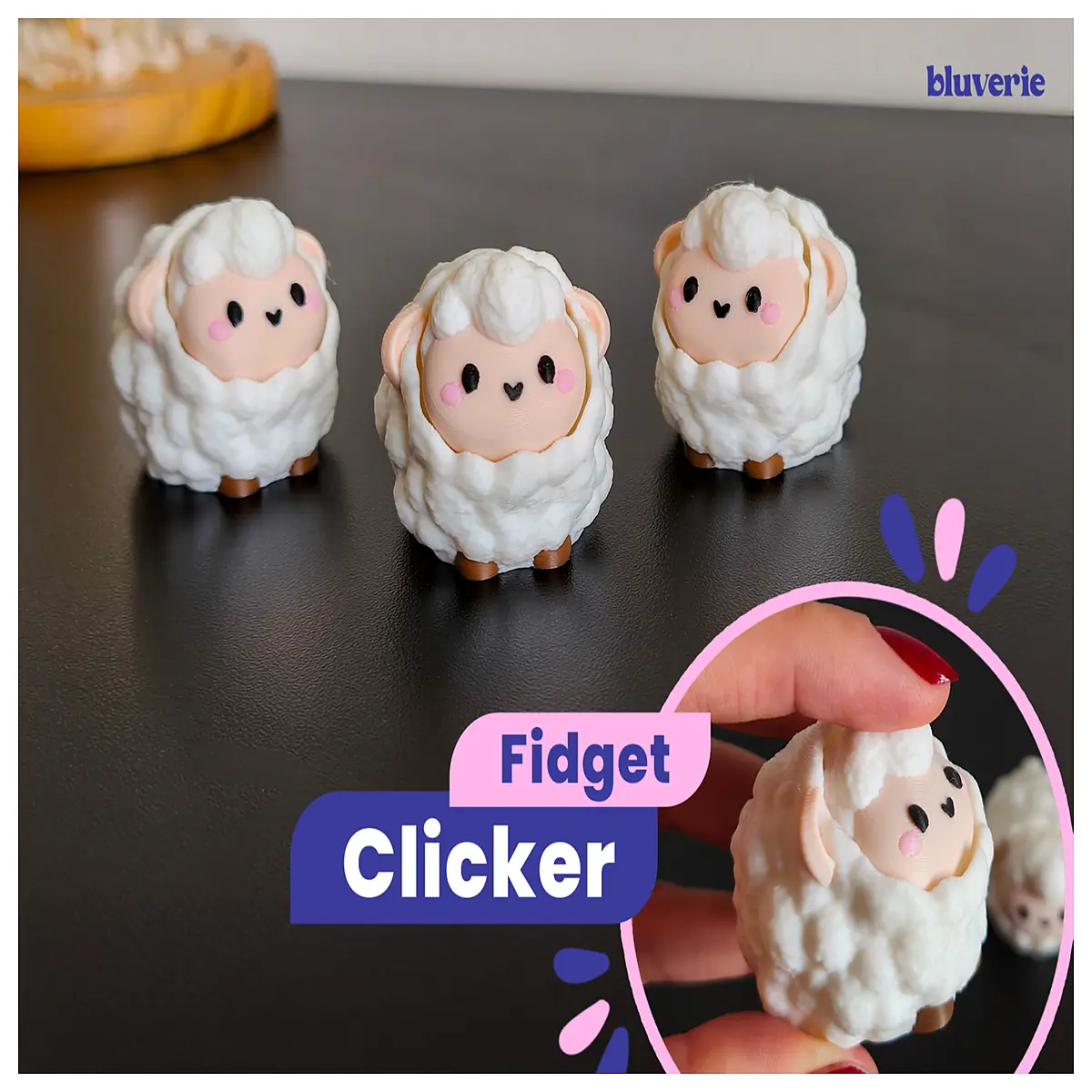 Little Lamb Squeeze Toy Stress Relief Toy Kids Calming Puzzle Toy Fun Pressure Release Baby Learning Toy