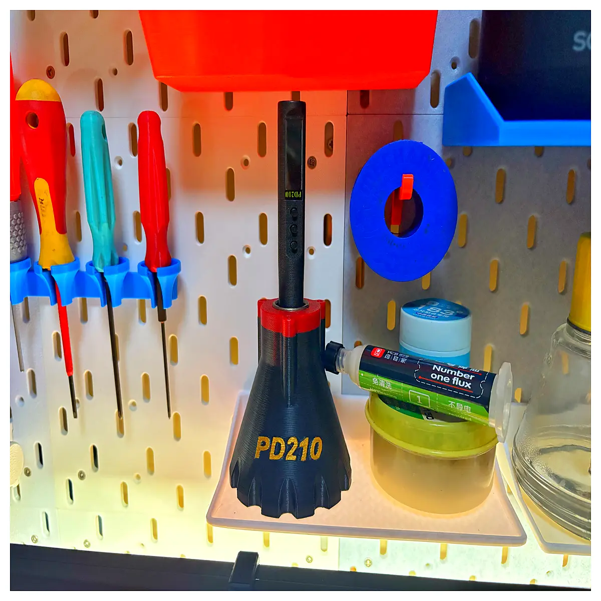 PD210 Welding Pen Sleep Seat Brazing Electrode Holder Organizer Welding Tool Accessories Brazing Tool Storage Box