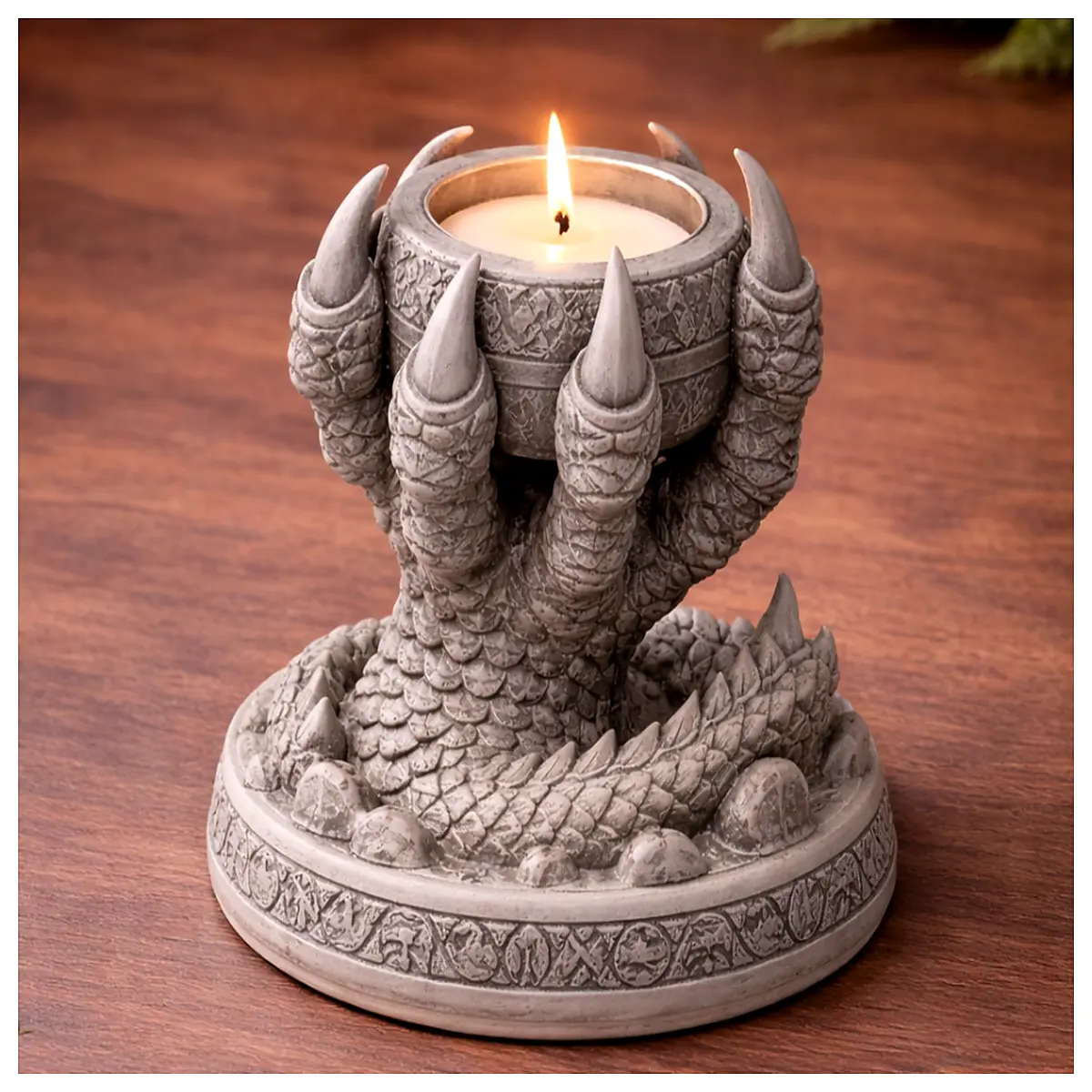 dragon claw candle holder metal table centerpiece rustic wedding decor gothic home ornament