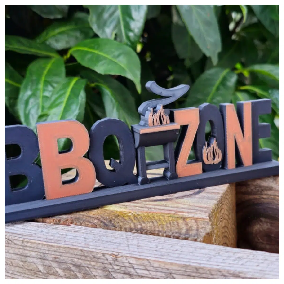 BBQ Area Sign Outdoor Grill Wall Decals Restaurant Decor Outdoor Dining Decor BBQ Area Atmosphere Grill Decoration Accessories