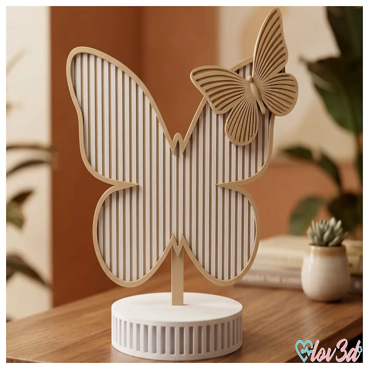 Decorative Stand Modern Shadow Wall Decor Hanging Ornament Indoor Art Creative Figurine