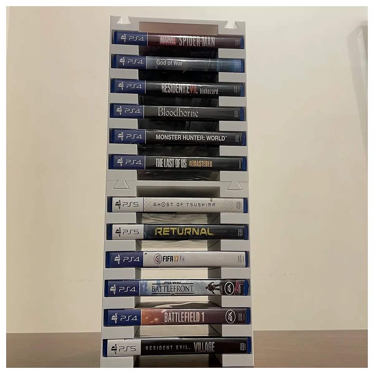 Game Box Shelf TV Box Holder Wall Mount Desktop Storage Console Accessory Support System