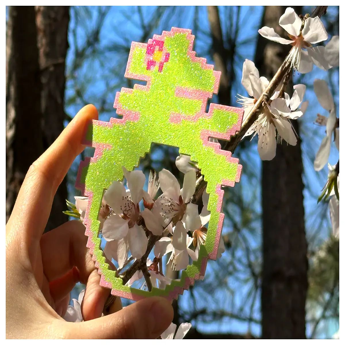 Chun Character Viewing Frame Photography Accessory Flower Photography Outdoor Spring Photography Photo Props Scene Frame Creative Photography