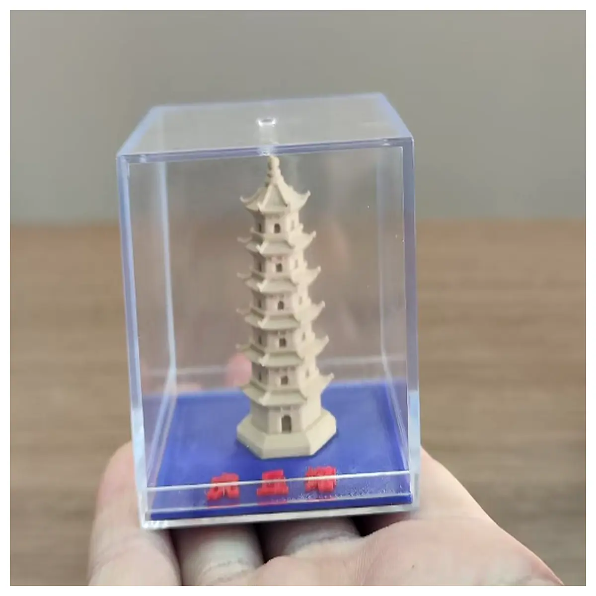 Gukeng Tower Model Miniature Scale Model Architectural Model Tourism Souvenir Decorative Miniature Landscape