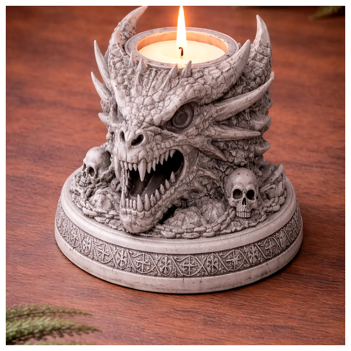 iron skeleton candle holder rustic industrial table centerpiece vintage metal pillar for dining room decor