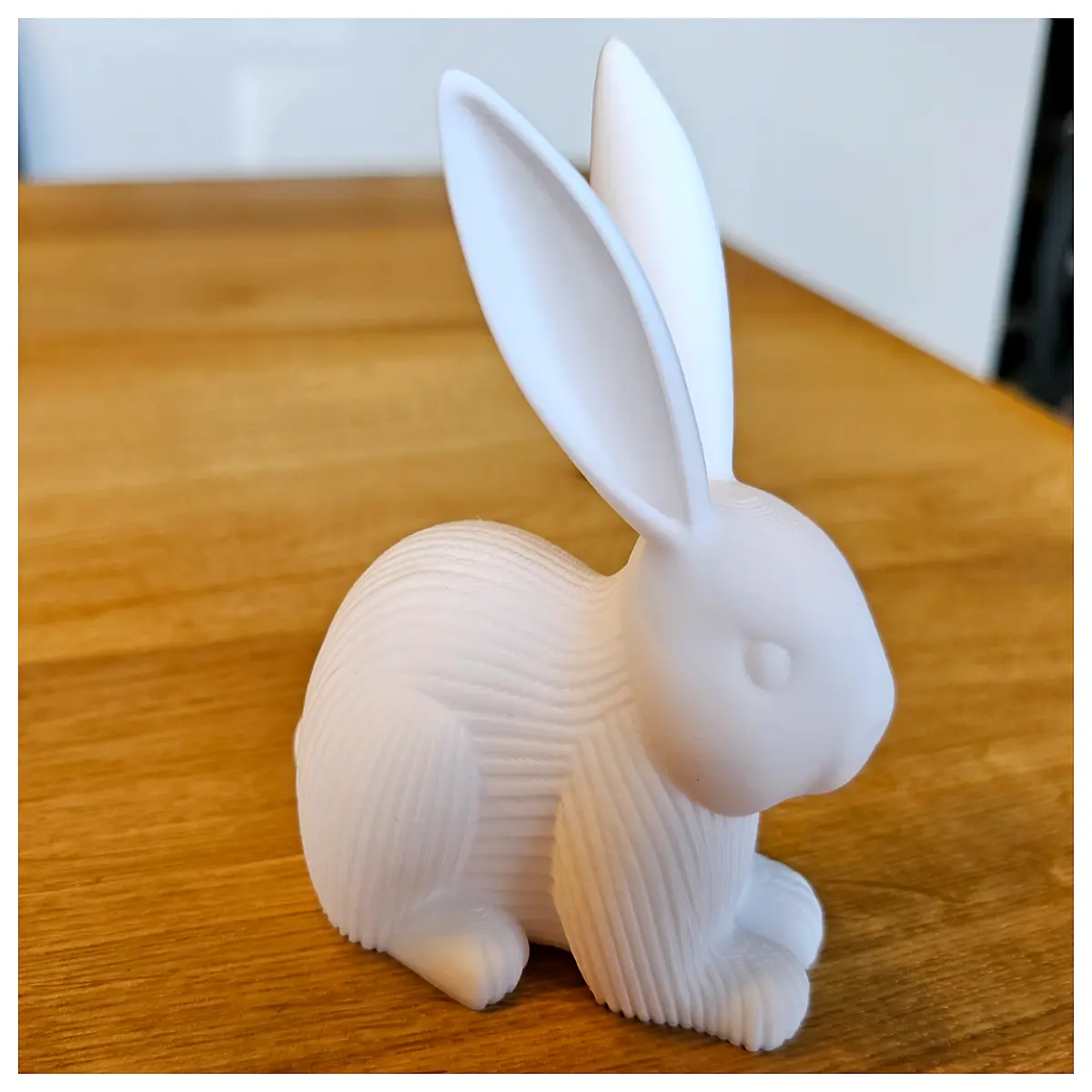 3D Printed Mini Rabbit Sculpture Easter Decoration Cute Animal Figurine Holiday Gift DIY Craft