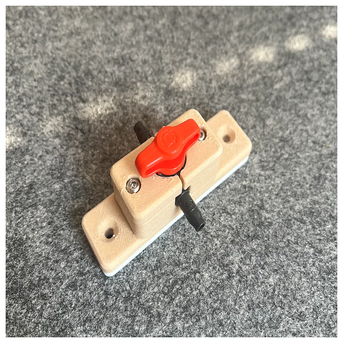 gardena micro drip irrigation shut off valve bracket replacement part mounting clip holder for hose pipe system