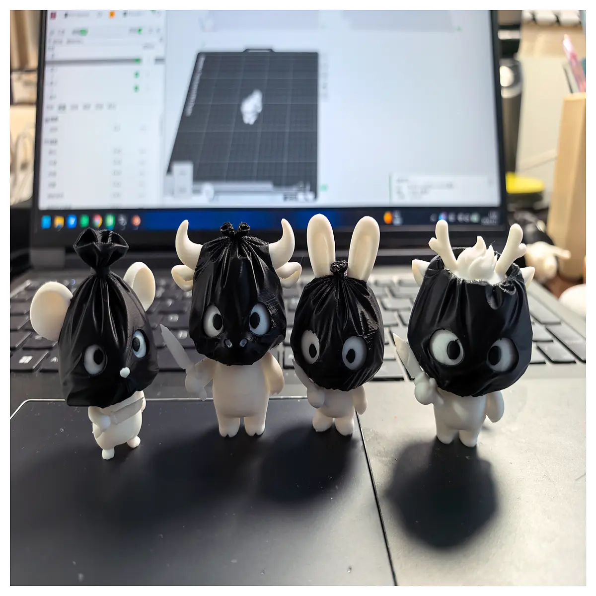 12 zodiac animal figurine set collectible mini thief character resin toy for desk decoration lucky charm gift