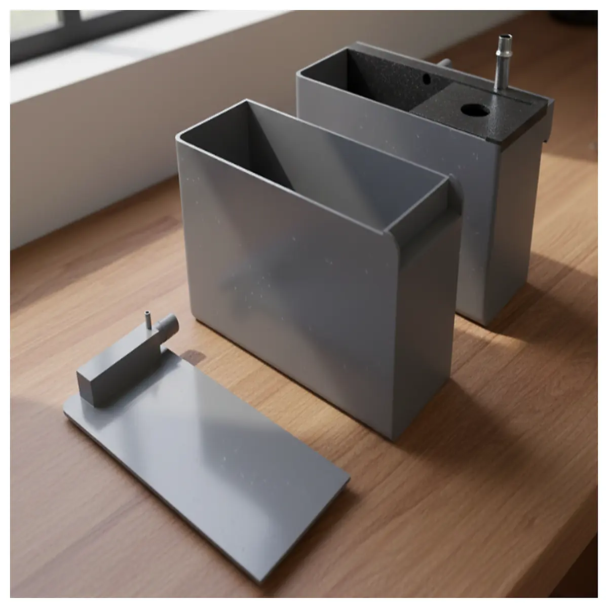 Low Water Level Can Filter Box Aquarium Filter Box Water Change Box Filter Container Fish Tank Accessories Filtration System
