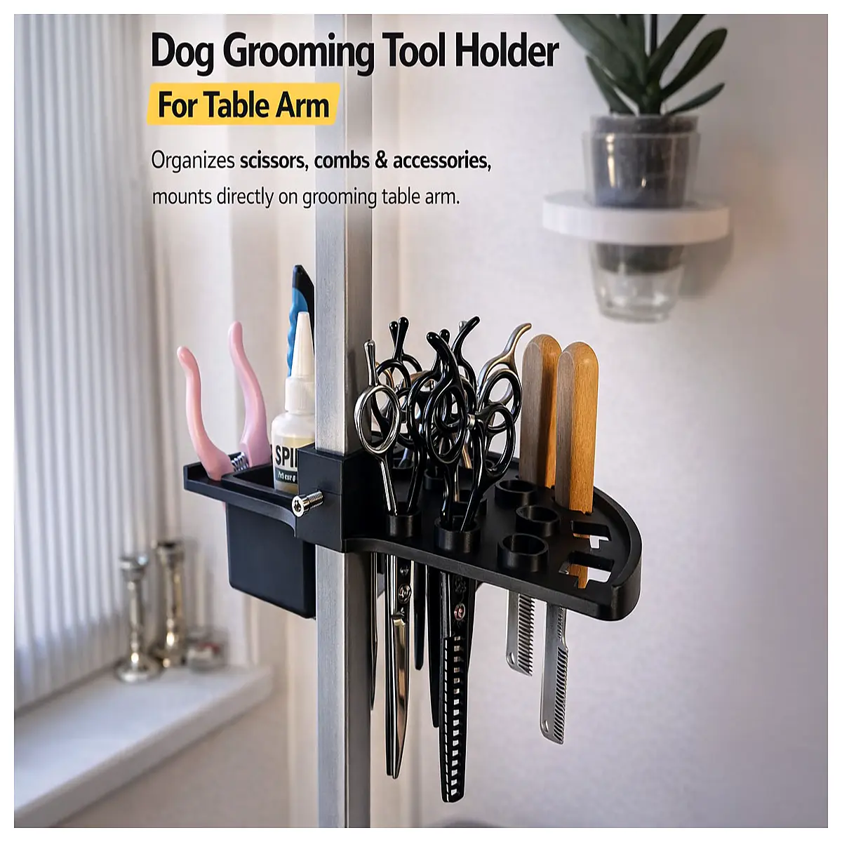 Dog Grooming Table Arm Stand Pet Grooming Support Grooming Table Accessory Dog Bath Stand Pet Supplies
