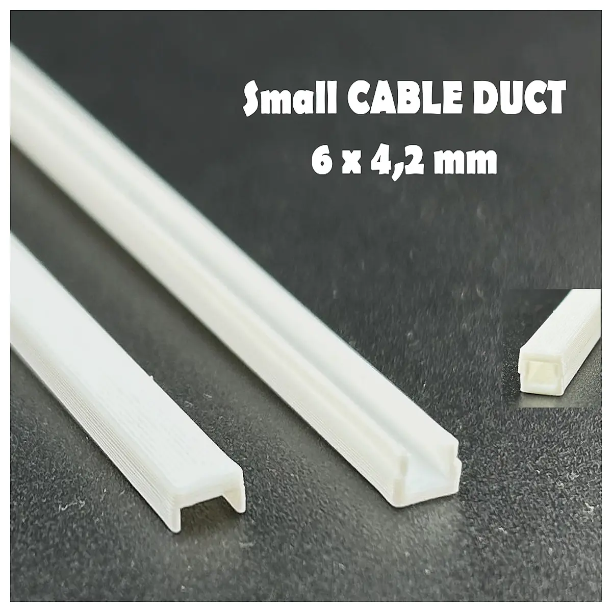 Small Cable Tray 642mm Snap Fit Cover Cable Management Tray Housing Protection Insulation Easy Install