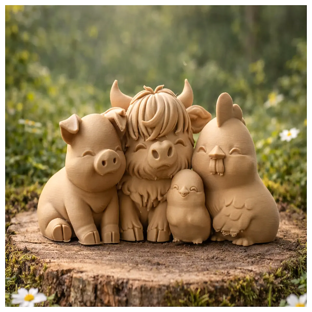 soft plush farm animals for kids cuddly sheep pig cow toy set baby sensory comfort animal collection gentle squeeze stress relief toys