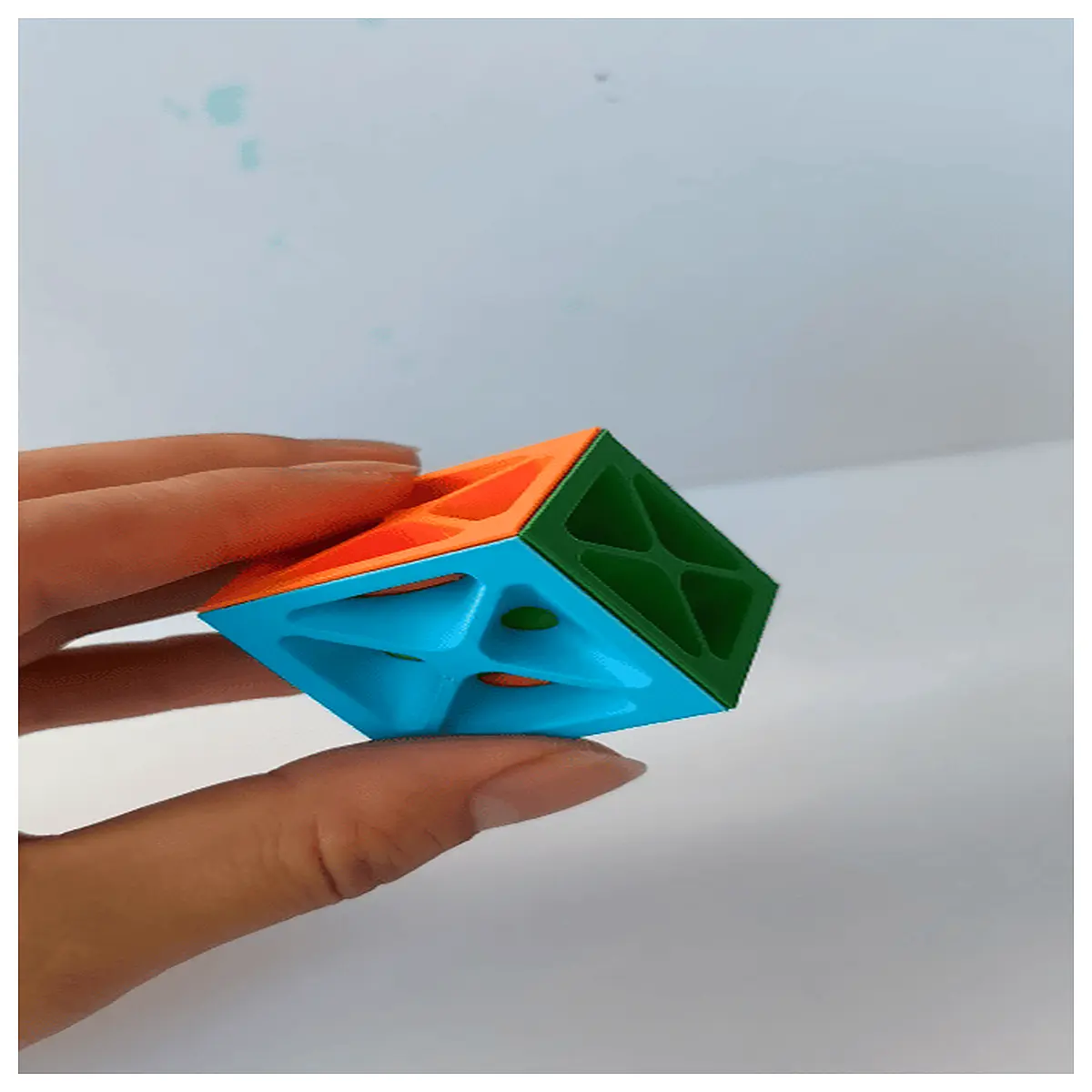 Sliding Cube s Cube 3 Piece Puzzle Brain Teaser Toy Challenge Game