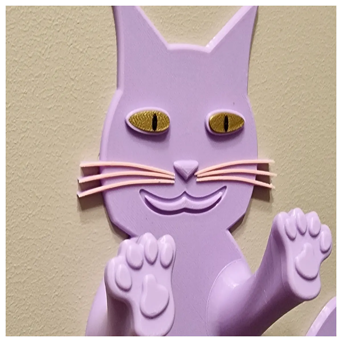 Cat Wall Hooks Creative Cat Decor Adorable Wall Hanging Hanging Small Animals Cat Wall Mount Indoor Decorations