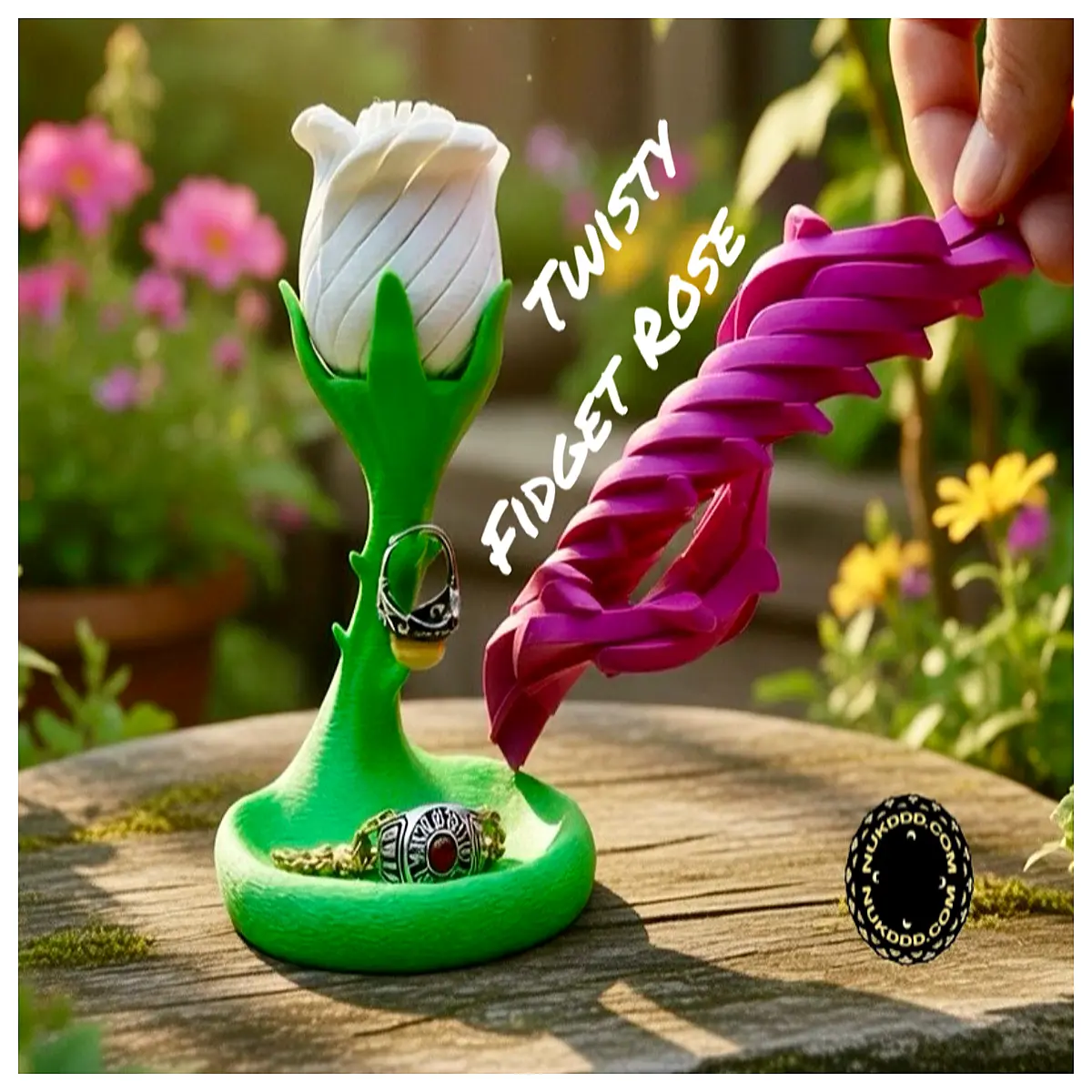 fidget toy stress relief squeeze flower anti anxiety squishy tactile desk toy for adults kids