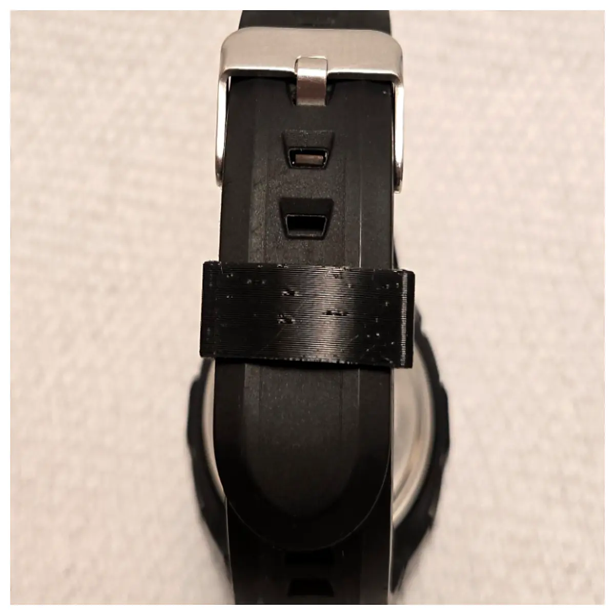watch strap buckle keeper loop holder for leather silicone band organizer