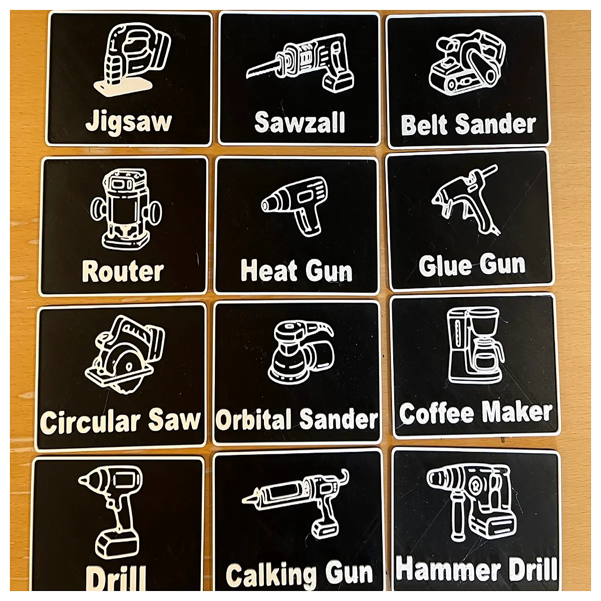 Tool Label Identification Workshop Warehouse Organization Label Printing Label Machines Efficiency Boost Inventory Management
